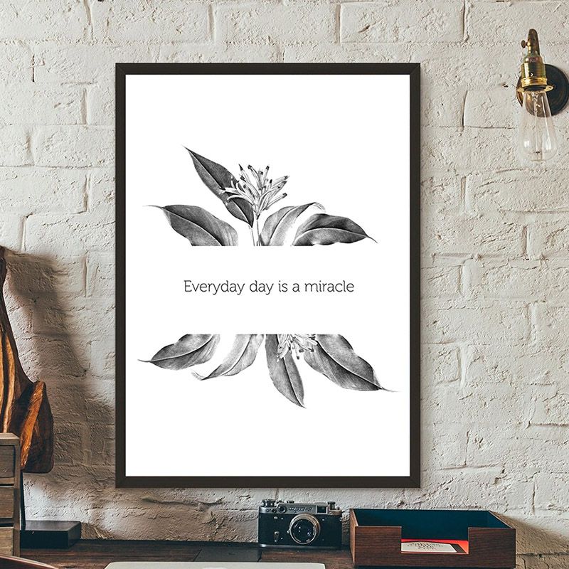 Постер "Everyday day is a miracle"
