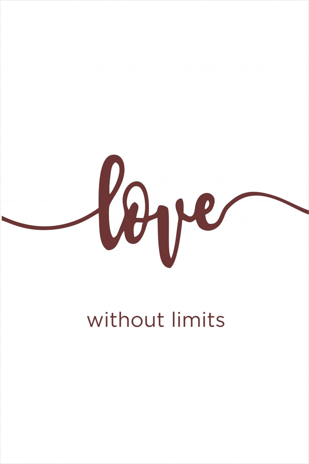 Постер "Love without limits"