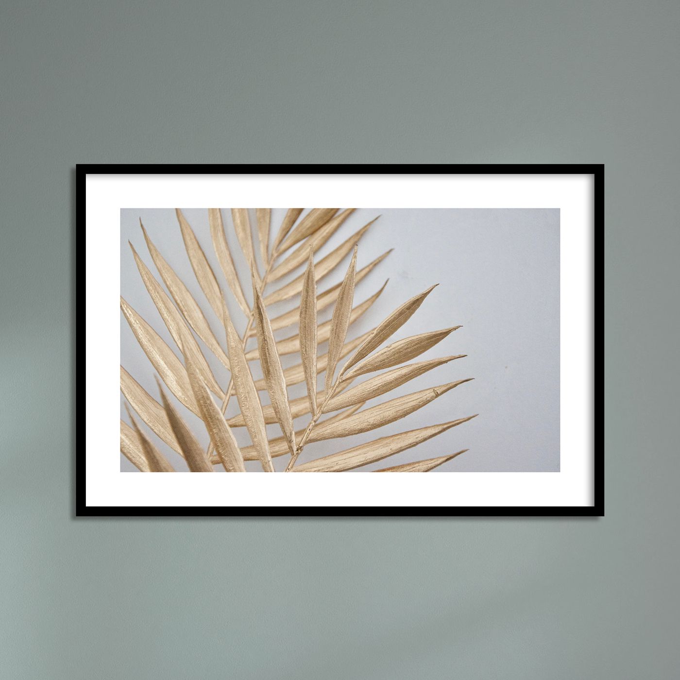 Постер "Золотая пальма" Черный, Белый, Дерево A4 [21×30] , A3 [30x40], A2 [40x60]