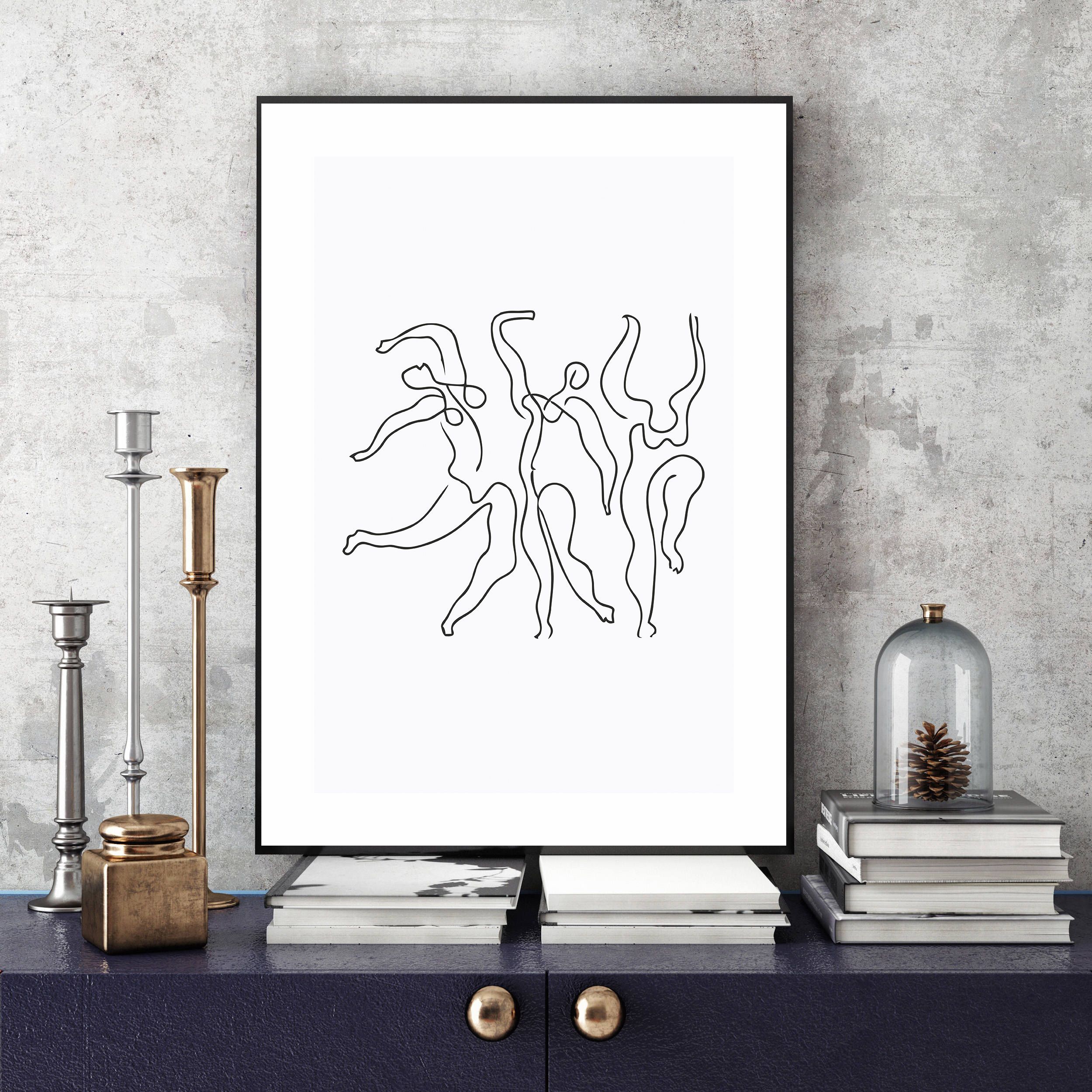 Постер "Три танцовщицы Пикассо" от Интернет магазина Милота