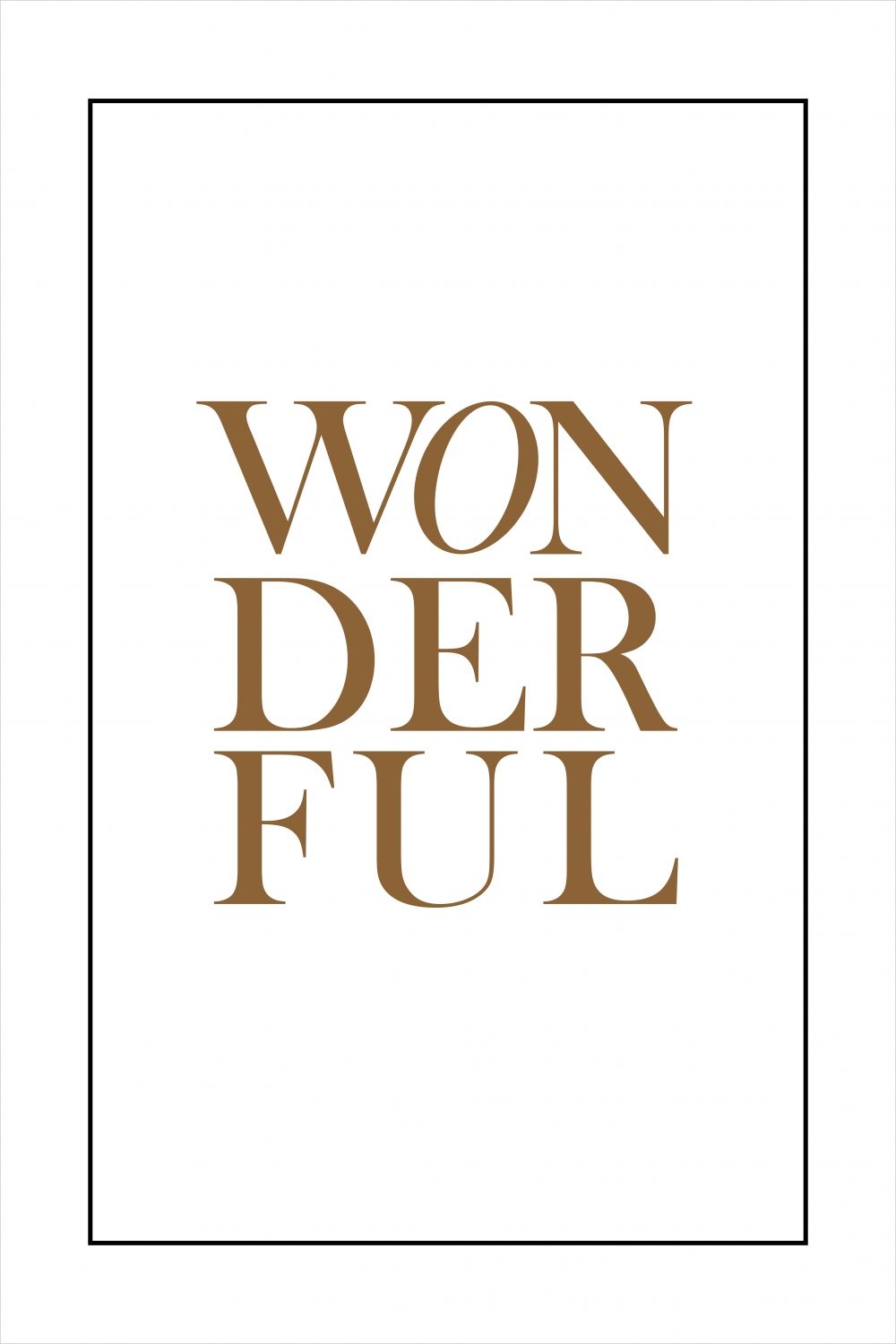 Постер "Wonderful life"