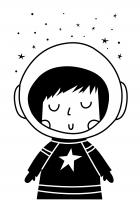Постер "Я в космосе" от Интернет магазина Милота