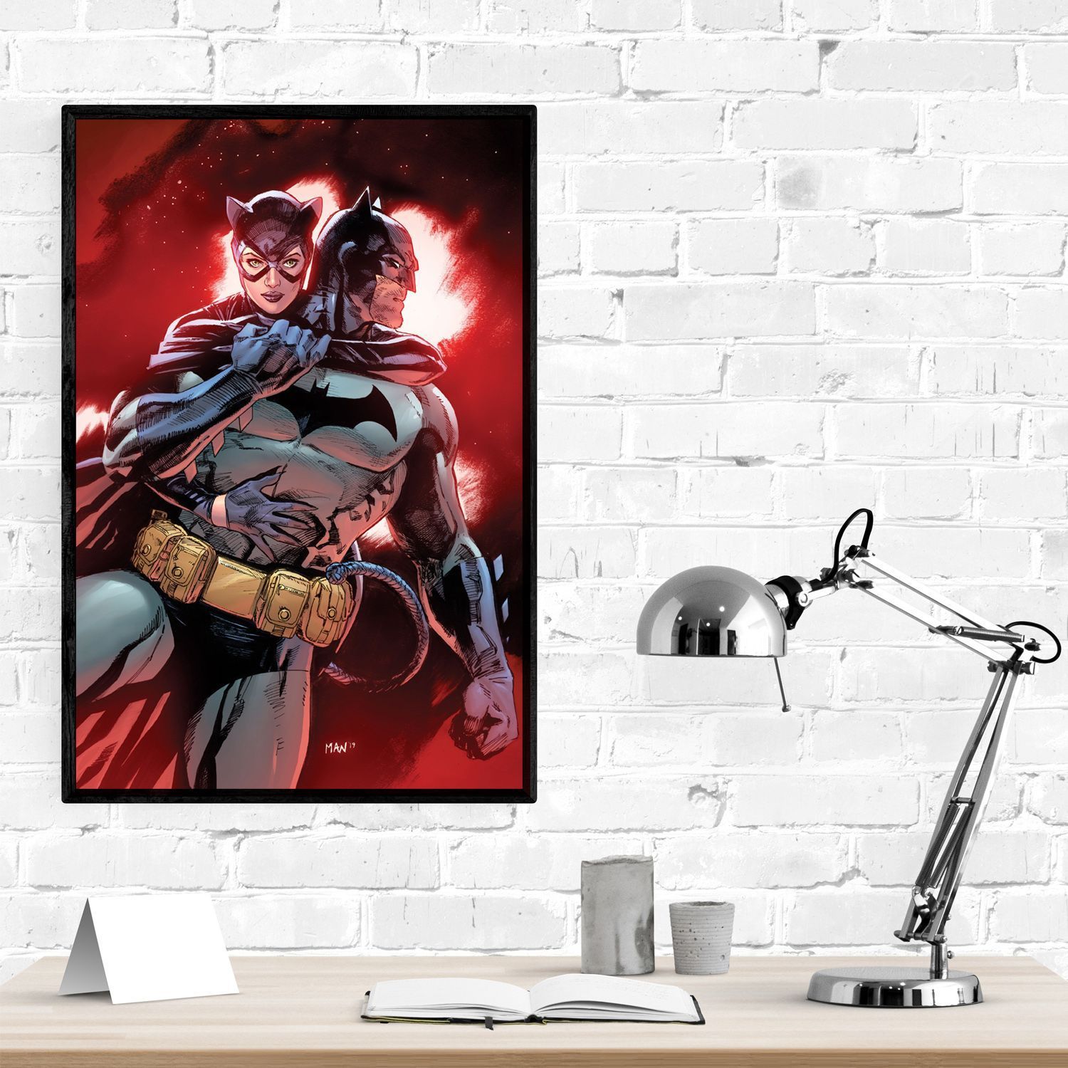 Постер "Бэтмен и Женщина Кошка" от Интернет магазина Милота