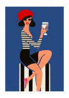 Постер "Glass of Wine" от Интернет магазина Милота