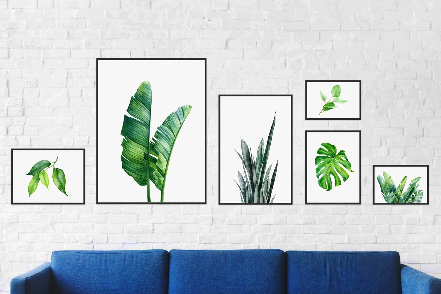 Набор постеров "6 акварельных растений"