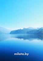 Постер "Лазурно-синее озеро" Черный, Белый, Дерево A4 [21×30] , A3 [30x40], A2 [40x60], A1 [60x80]