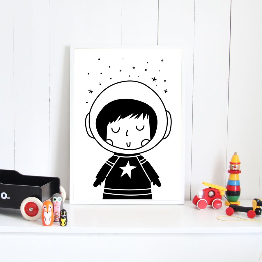 Постер "Я в космосе" от Интернет магазина Милота
