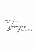 Постер "You are stronger"