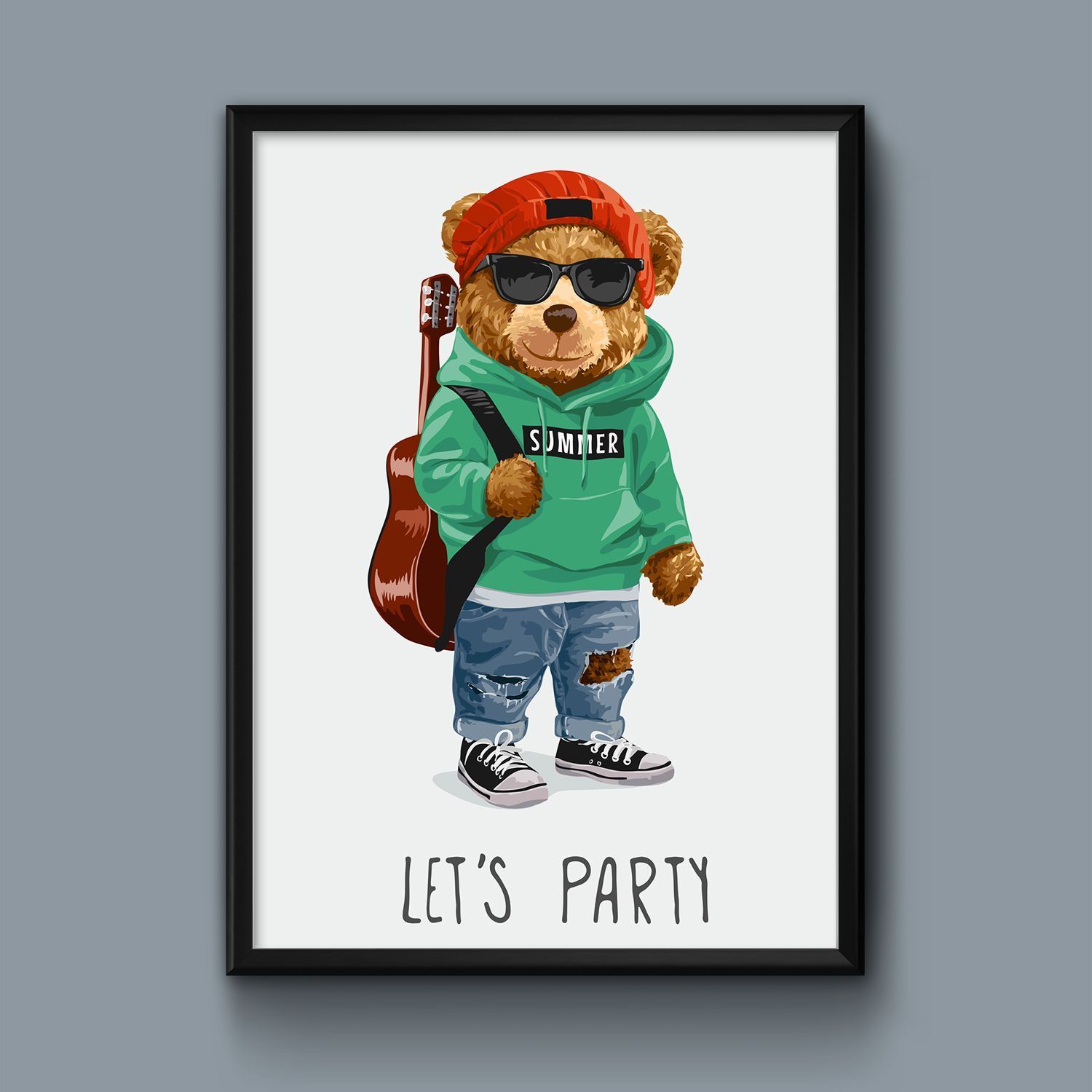Постер "Lets Party" от Интернет магазина Милота