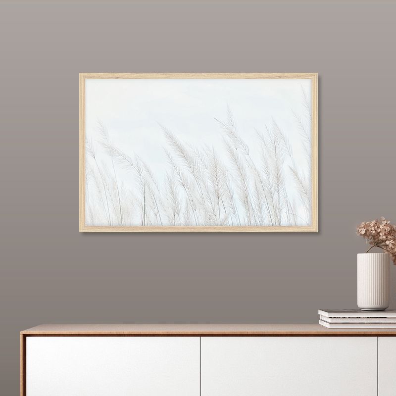 Постер "Winter Grass" Черный, Белый, Дерево A4 [21×30] , A3 [30x40], A2 [40x60]