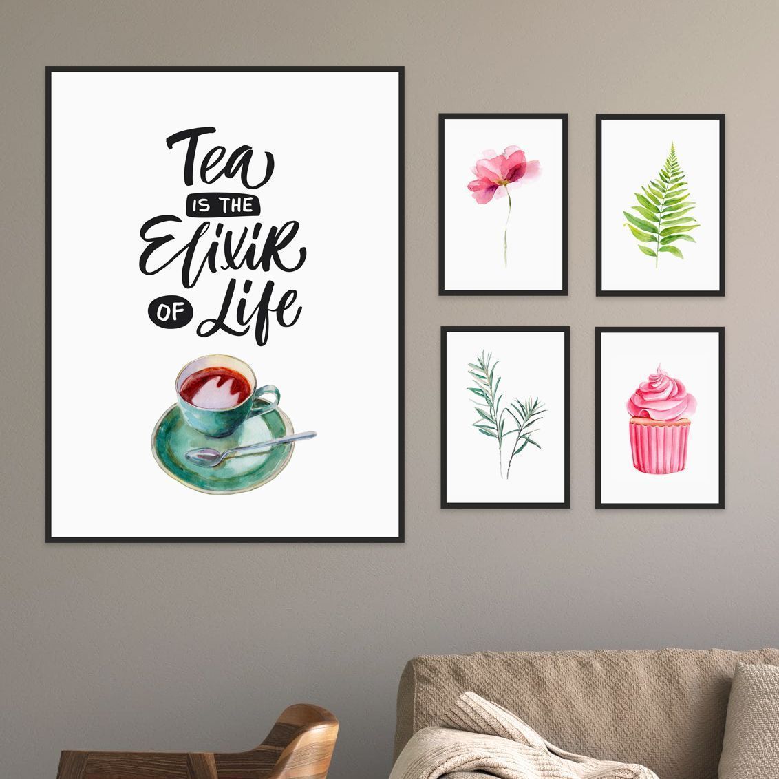 Набор постеров "Tea Elixir"