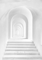 Постер "Белые арки" Черный, Белый, Дерево A4 [21×30] , A3 [30x40], A2 [40x60], A1 [60x80]