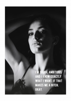 Постер "I am a bitch"