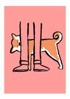 Постер "Dog Biting" от Интернет магазина Милота