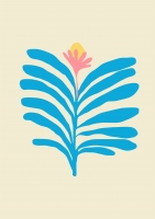 Постер "Яркий цветок неба" от Интернет магазина Милота