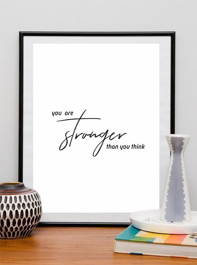 Постер "You are stronger"