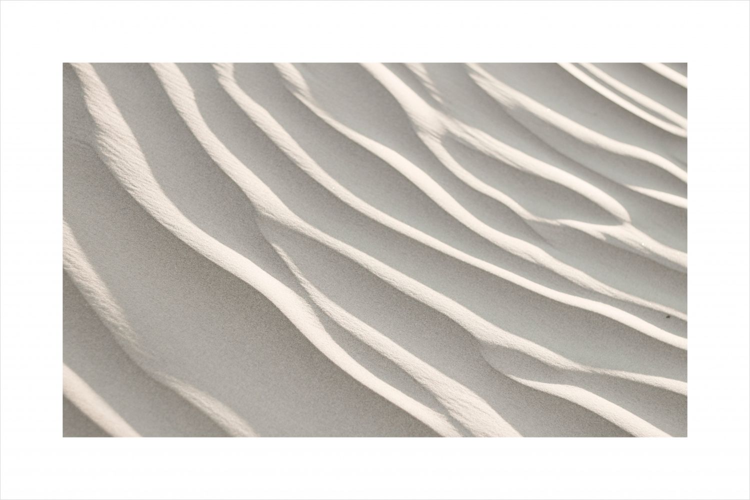 Постер "Песчаные волны" Черный, Белый, Дерево A4 [21×30] , A3 [30x40], A2 [40x60]
