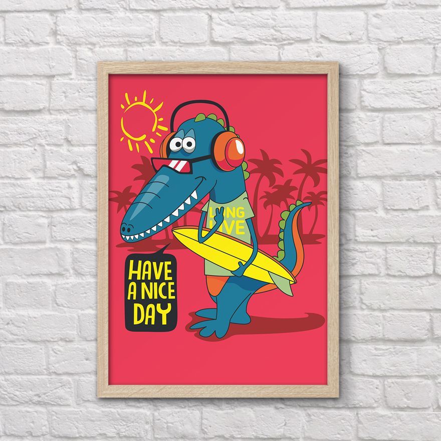 Постер "Have a nice  day" от Интернет магазина Милота