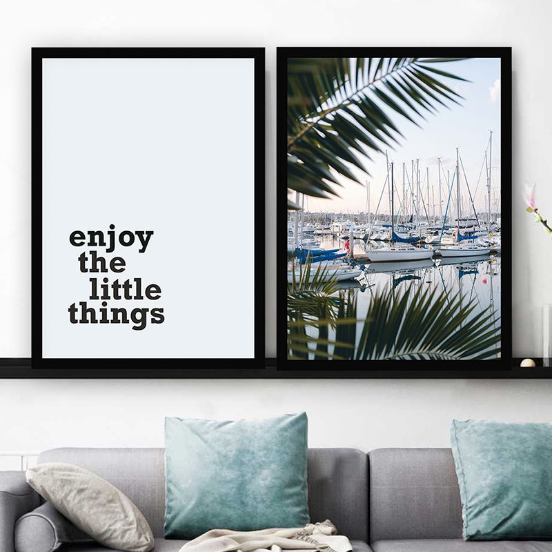 Набор постеров "Enjoy the little things. Yachts"