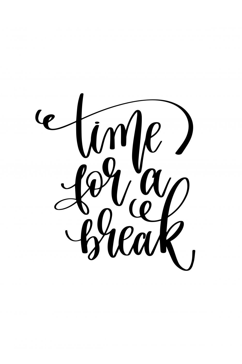 Постер "Time for a break"
