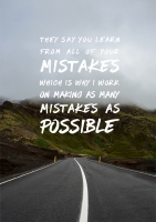 Постер "Mistakes"