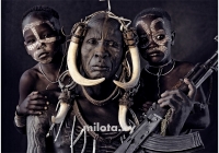 Постер "Африканское племя" Черный, Белый, Дерево A4 [21×30] , A3 [30x40], A2 [40x60]