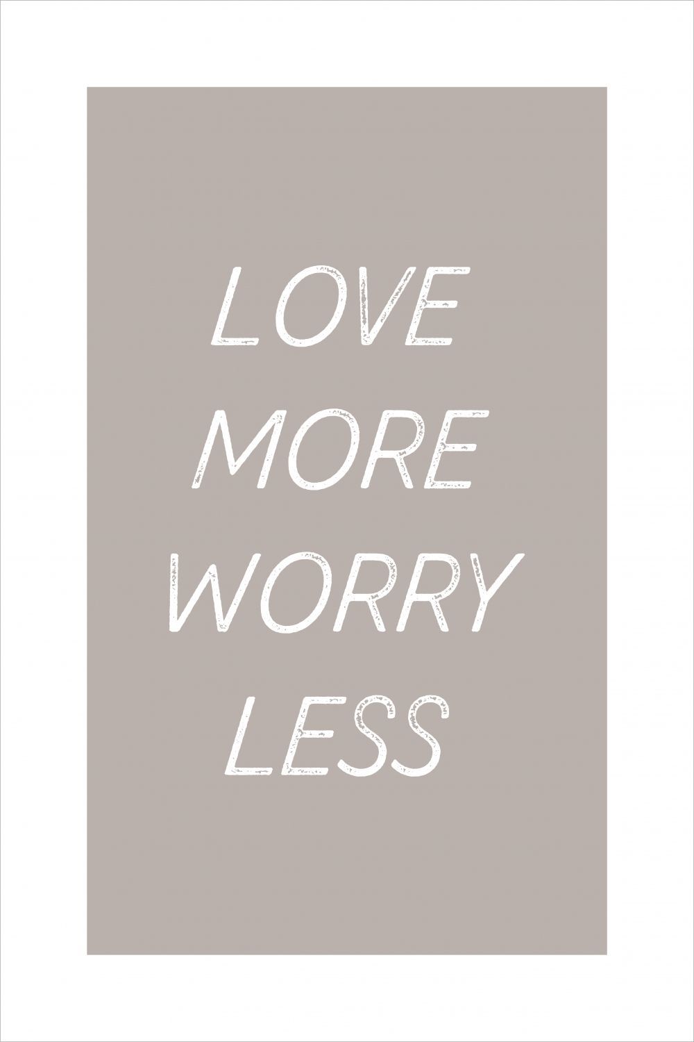 Постер "Love more"