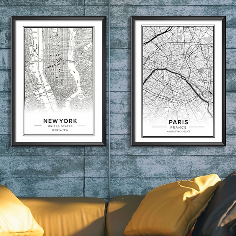 Набор постеров "Paris and New York"