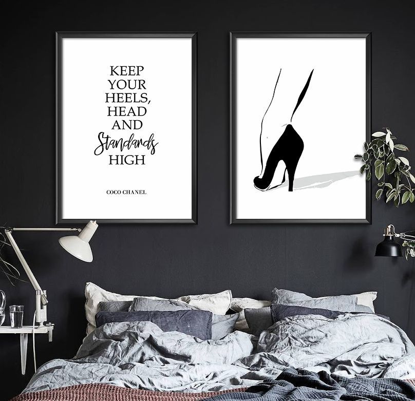 Набор постеров "Keep your heels high"