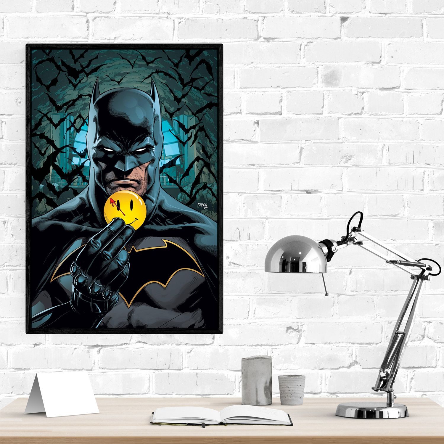 Постер "Бэтмен со смайлом" от Интернет магазина Милота