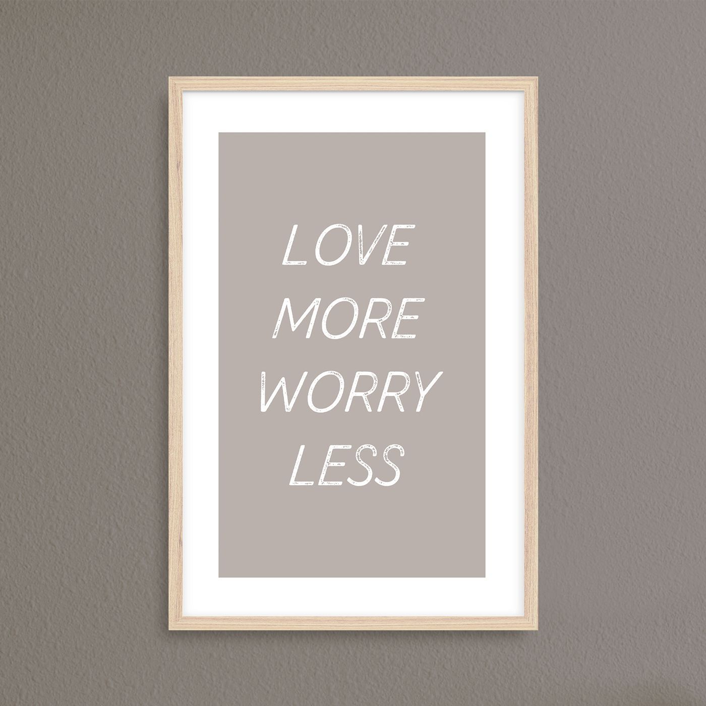 Постер "Love more"