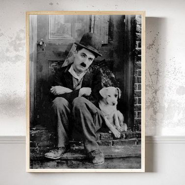 Постер "Чарли Чаплин и друг"