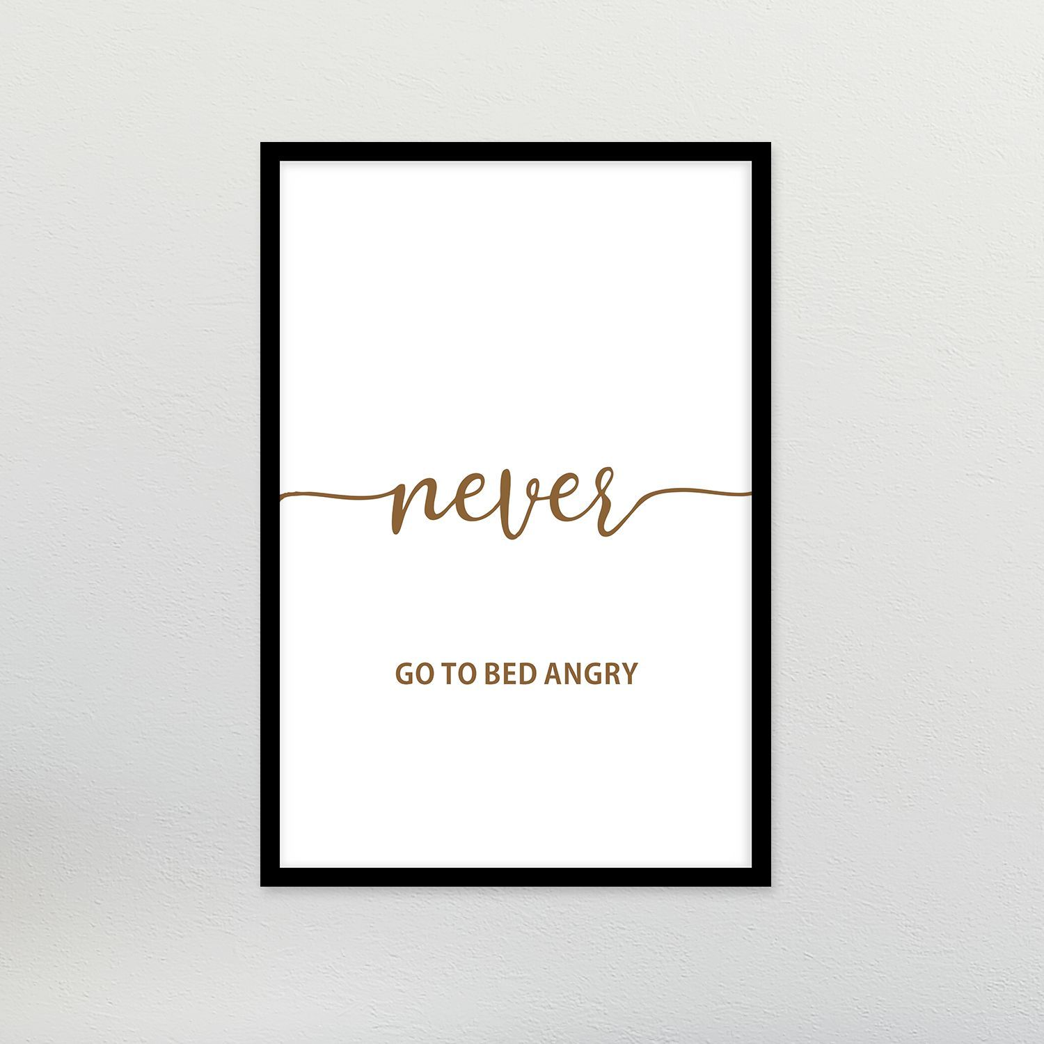 Постер "Never"