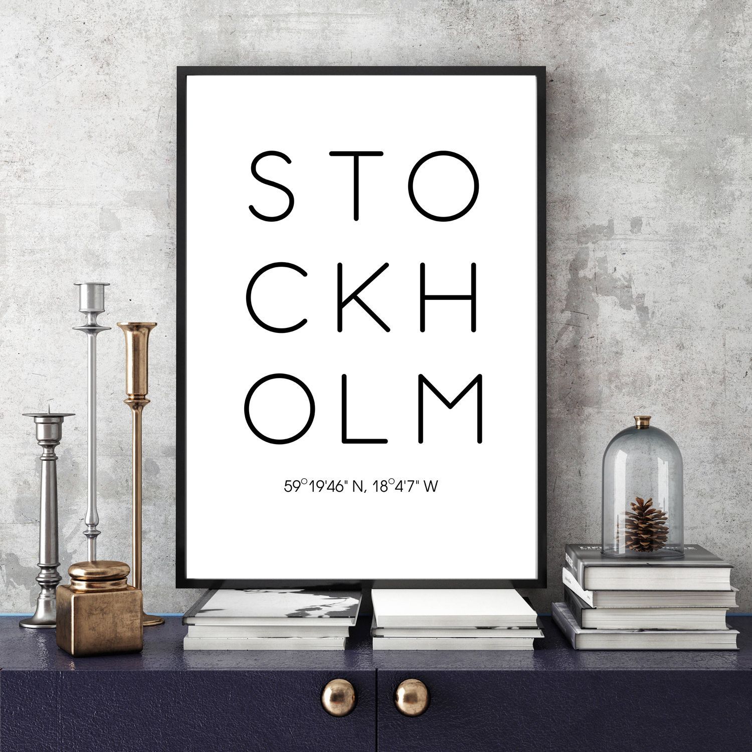 Постер "STOCKHOLM"