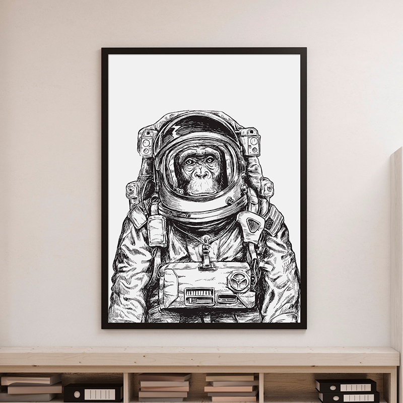 Постер "Space explorer" от Интернет магазина Милота