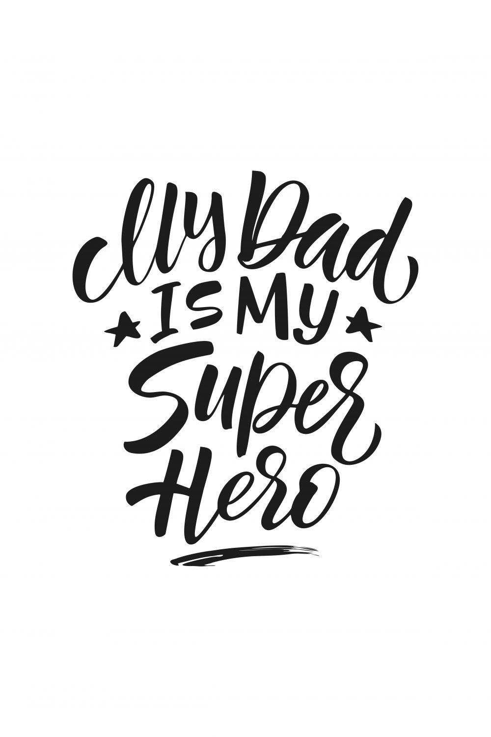 Постер "Мой папа-супергерой" от Интернет магазина Милота