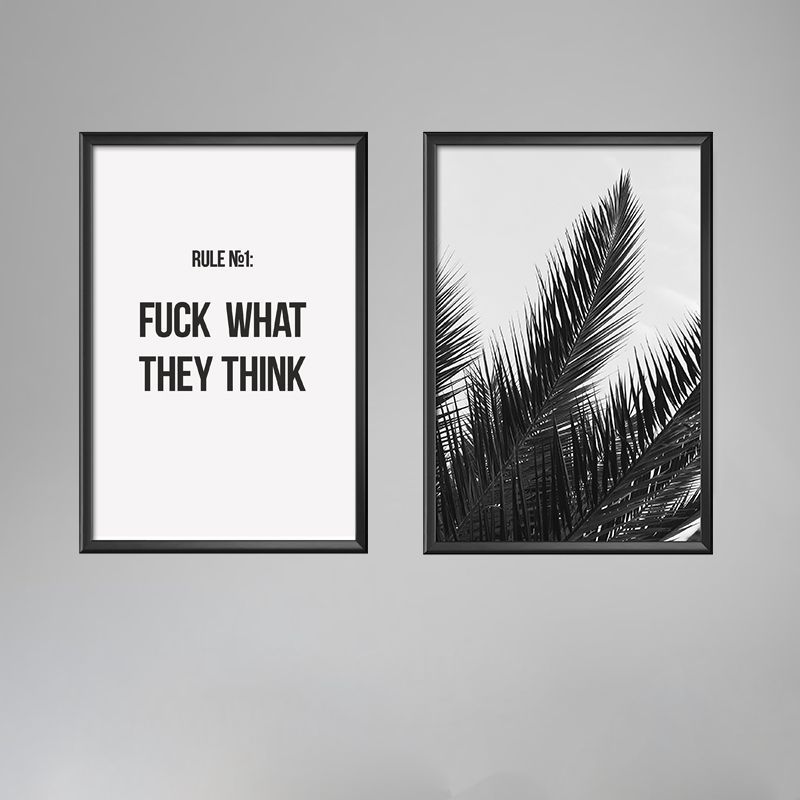 Набор постеров "Fuck what they think"
