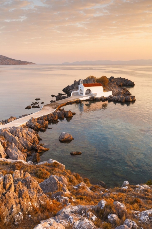 Постер &quot;Agios Isidoros church&quot; A1 без рамки
