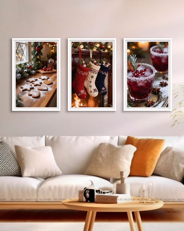 Набор постеров "Рождественские хлопоты"