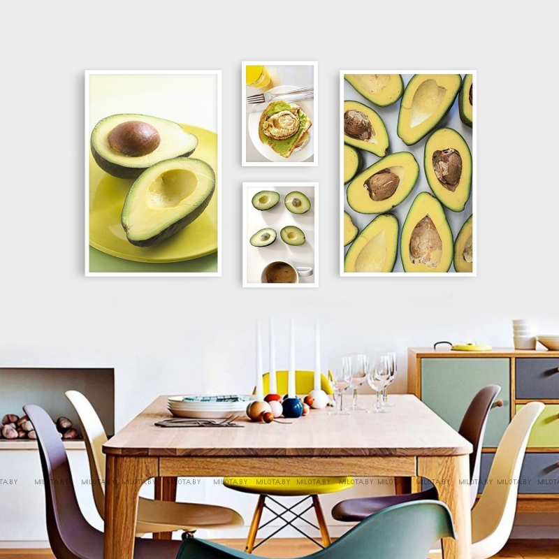 Набор постеров "Вкус авокадо"