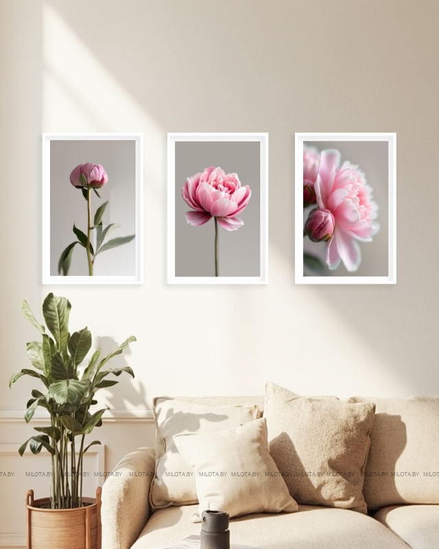 Набор постеров "Пион богини Геджин"