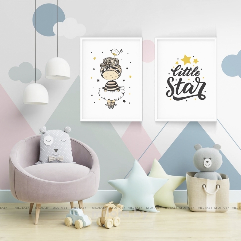 Набор постеров "Маленькая принцесса" от Интернет магазина Милота