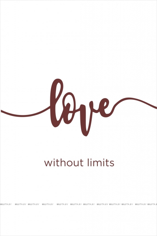 Постер &quot;Love without limits&quot; A3 без рамки