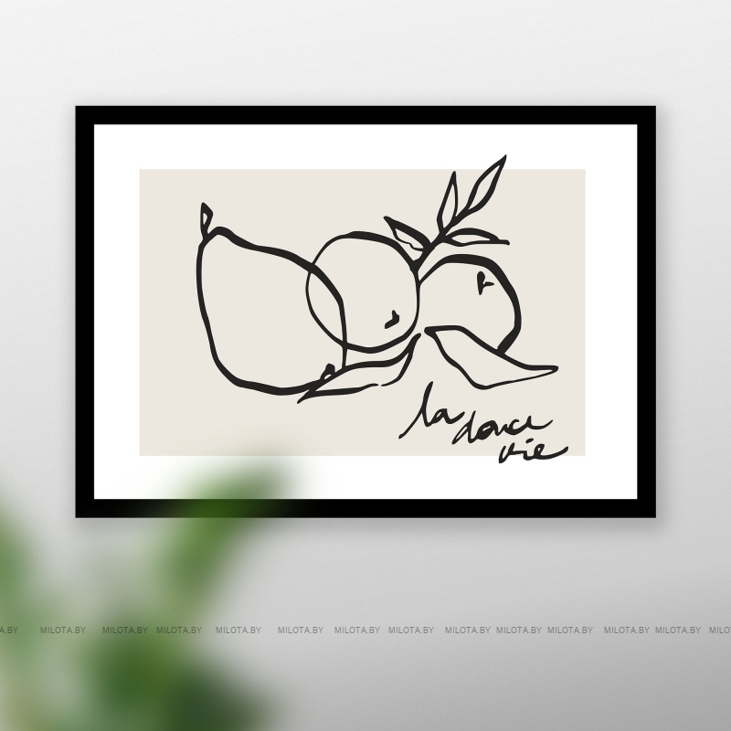 Набор постеров "Грушевое трио"