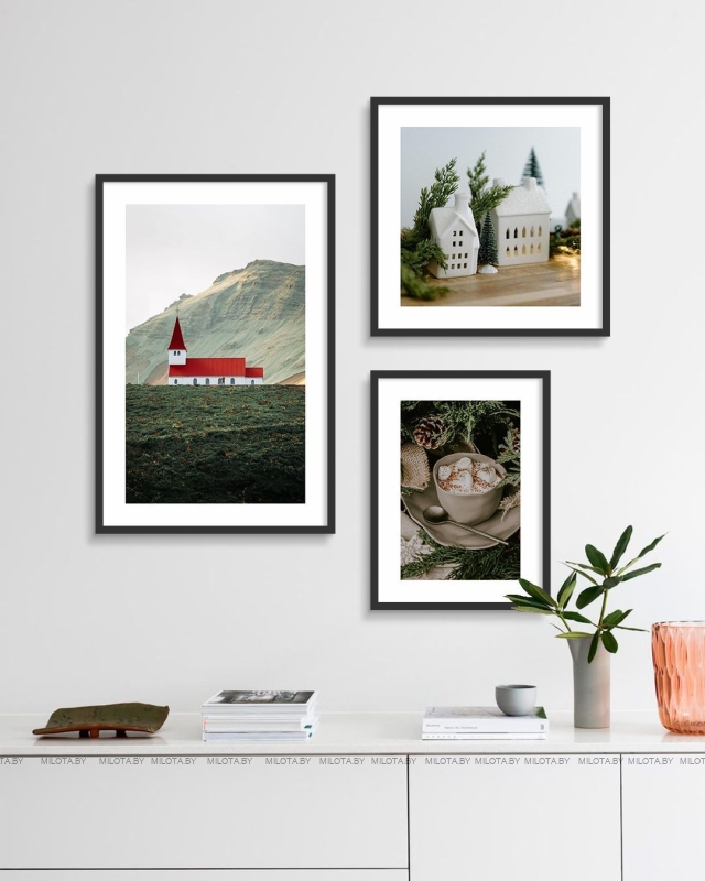 Набор постеров "Красная крыша"