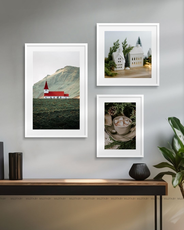 Набор постеров "Красная крыша"