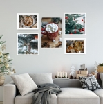 Набор постеров "Кофе с маршмеллоу"