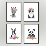 Набор постеров "Группа черно-белых товарищей" от Интернет магазина Милота