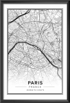 Набор постеров "Map Paris"