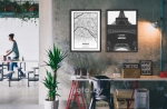 Набор постеров "Map Paris"